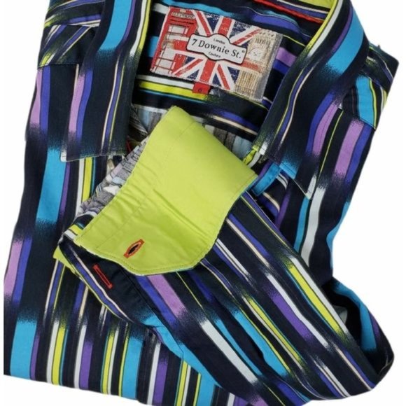 7 Downie St | Shirts | 7 Downie St Flip Cuff Dress Shirt | Poshmark